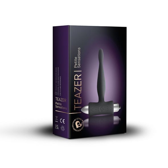 Анальний вібратор Rocks Off Petite Sensations &ndash; Teazer Purple, Чорний, Чорний