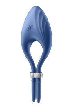 Эрекционное виброкольцо лассо Satisfyer Duelist Blue, 10 режимов, мощный мотор