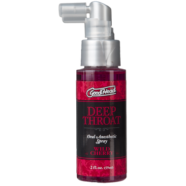 Спрей для мінету Doc Johnson GoodHead DeepThroat Spray - Wild Cherry 59 мл для глибокого мінету