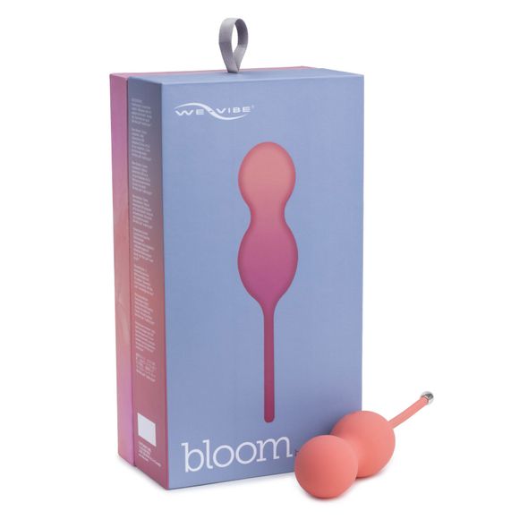 Смарт вагинальные шарики с вибрацией We-Vibe Bloom, диаметр 3,3 см, масса 45, 65, 80 г