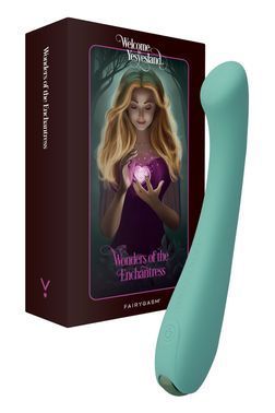 Вибратор для точки G FairyGasm MerryWand violet, Зелёный, Зелений