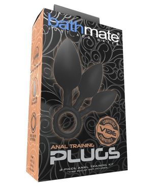 Набір анальних пробок Bathmate Anal Training Plugs, діаметр 2,5 см - 3,1см - 3,8см