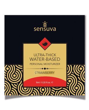 Пробник Sensuva - Ultra&ndash;Thick Water-Based Strawberry (6 мл)