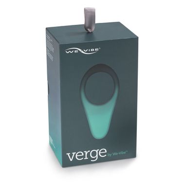 Смарт-виброкольцо под одежду VERGE BY WE-VIBE SLATE, охватывает пенис и мошонку, 10 режимов