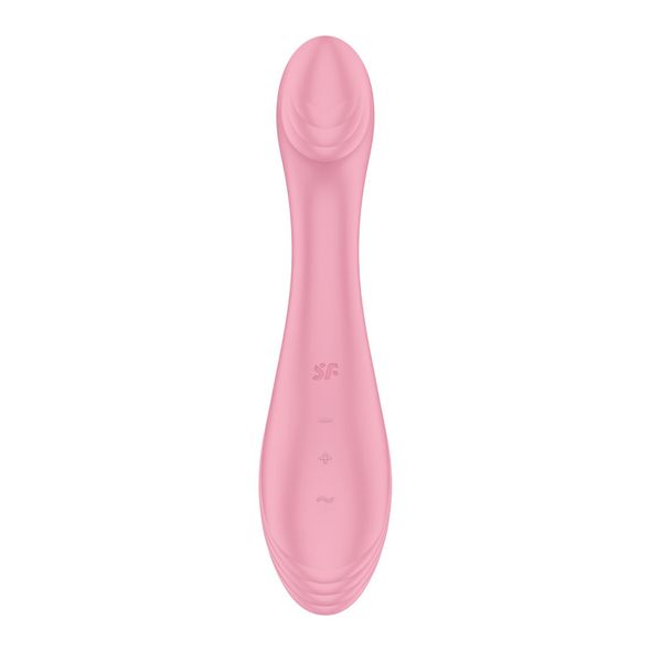 Вибратор для точки G Satisfyer G-Force Pink, 10 режимов + 5 уровней интенсивности, Розовый, Рожевий