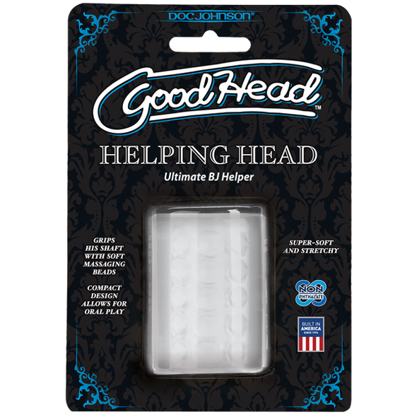 Мастурбатор Doc Johnson GoodHead - Helping Head ULTRASKYN, супер помогалочка для минета