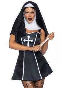 Костюм монашки Leg Avenue Naughty Nun