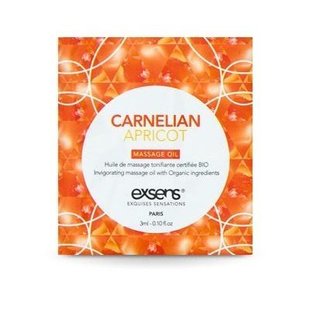 Пробник масажної олії EXSENS Carnelian Apricot 3мл, 3, персик