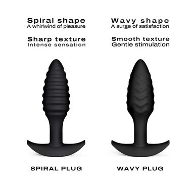 Анальная пробка Dorcel SPIRAL PLUG, диаметр 3 см, силикон