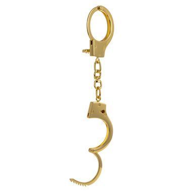 Наручники LOCKINK Pretty-sub Handcuffs, золотисті, металеві, можна відкрити без ключа