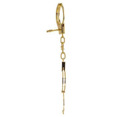 Наручники LOCKINK Pretty-sub Handcuffs, золотисті, металеві, можна відкрити без ключа