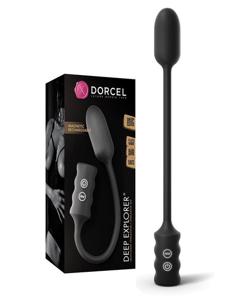 Виброяйцо Dorcel Deep Explorer, подходит для вагинальной и анальной стимуляции, мощное