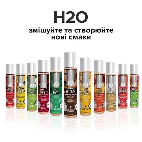 Смазка на водной основе System JO H2O &mdash; Chocolate Delight (30 мл) без сахара, растительный глицерин