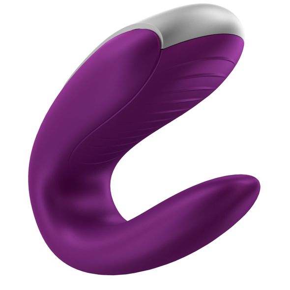 Смарт-вибратор для пар Satisfyer Double Fun (Violet) с пультом ДУ