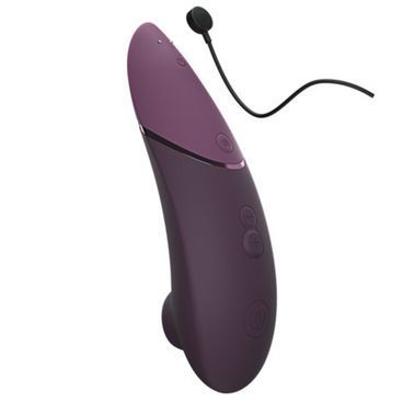 Вакуумный клиторальный стимулятор Womanizer Next Dark Purple, 3D Pleasure Air, 14 уровней интенсивности