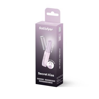 Вакуумний стимулятор Satisfyer Secret Kiss, магнітна технологія 3D Air Pulse, 30 режимів, кришечка