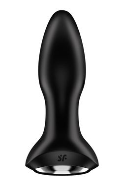 Анальна смарт вібропробка із перлинним масажем Satisfyer Rotator Plug 2+ Black