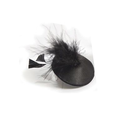 Пэстис - стикини Bijoux Indiscrets Burlesque pasties FEATHER, с перьями