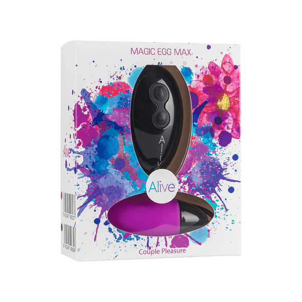 Потужне віброяйце Alive Magic Egg MAX Violet з пультом ДК