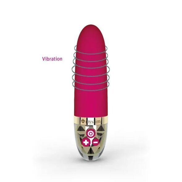 Вибратор Mystim Sleak Freak Pink, 8 режимов, внутренняя и внешняя стимуляция