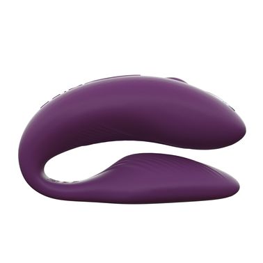 Смарт-вибратор для пар We-Vibe Chorus Purple, сенсорное управление вибрациями сжатием пульта