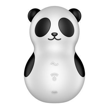 Вакуумный стимулятор с вибрацией Satisfyer Pocket Panda, 12 режимов вибрации, 11 уровней вакуума