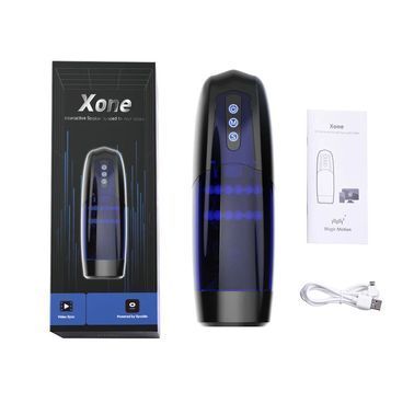 Интерактивный смарт мастурбатор Magic Motion Xone, имитация фрикций, 10 режимов, турбо-кнопка