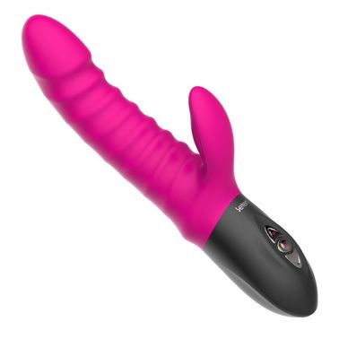 Пульсатор-кролик Leten Vibrator Passionate з підігрівом і вібрацією кліторального відростка