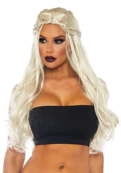 Перука Дейєнеріс Таргарієн Leg Avenue Braided long wavy wig Blond, платинова, довжина 81 см