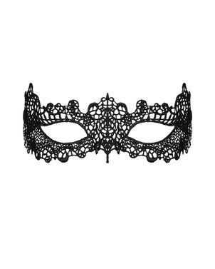 Мереживна маска Obsessive A701 mask, єдиний розмір, чорна