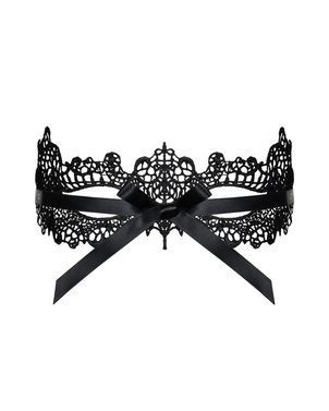 Мереживна маска Obsessive A701 mask, єдиний розмір, чорна