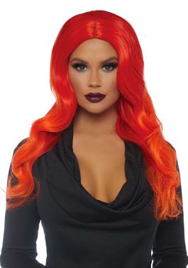 Руда перука омбре Leg Avenue Ombre long wavy wig, довга, локони, 61 см