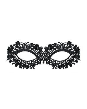 Мереживна маска Obsessive A710 mask, єдиний розмір, чорна