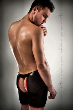 Розпродаж!!! Чоловічі трусики-шорти Passion 012 THONG black S/M
