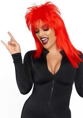 Leg Avenue Unisex rockstar wig Red