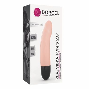 Вибратор Dorcel Real Vibration S Flesh, Тілесний, Тілесний