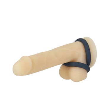 Двойное эрекционное кольцо LUX Active – Tug – Versatile Silicone Cock Ring