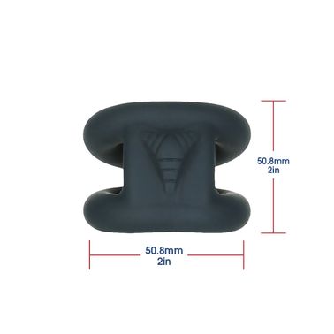 Двойное эрекционное кольцо LUX Active – Tug – Versatile Silicone Cock Ring