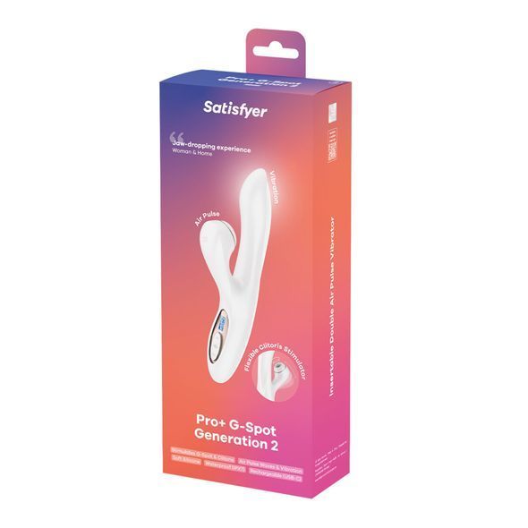 Вакуумний вібратор-кролик Satisfyer Pro+ G-Spot Generation 2 White