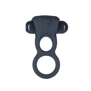 Подвійне ерекційне кільце з вібрацією Lux Active-Triad - Vibrating Dual Cock Ring, пульт ДК