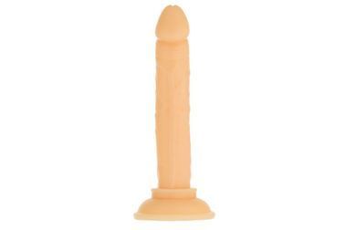 Фалоімітатор ADDICTION Tino 5.25&Prime; Silicone Dildo, присоска, діаметр 1,9 см, віброкуля в подарунок