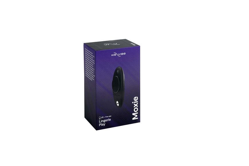 Смарт-вибратор в трусики We-Vibe Moxie Satin Black с пультом ДУ