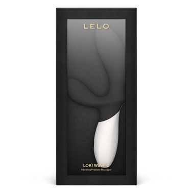 Массажер простаты LELO Loki Wave 2 Black, 2 мотора, манящее движение + вибрация