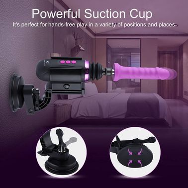 Мини секс-машина Hismith Mini Capsule Sex-Machine with Strong Suction APP, очень мощная, пульт ДУ