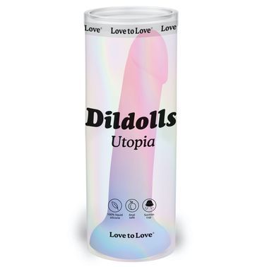Дилдо з кольоровим градієнтом Love To Love DILDOLLS - UTOPIA ультрам'який, S