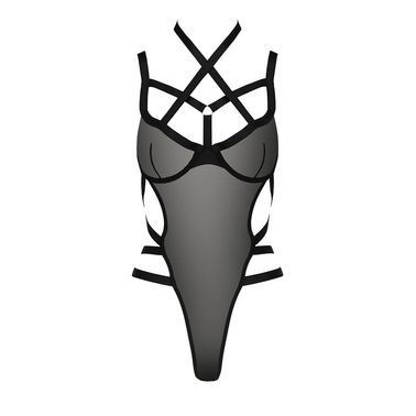 Боді-монокіні HAGAR BODY black S/M - Passion Exclusive