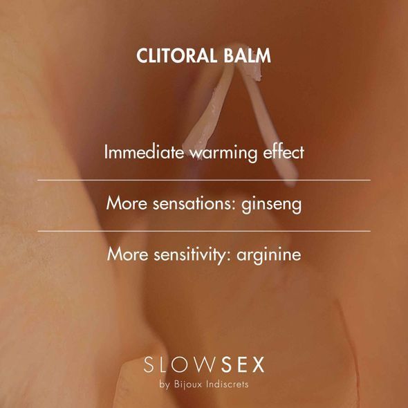 Розігрівальний бальзам для клітора Bijoux Indiscrets Slow Sex Clitoral balm