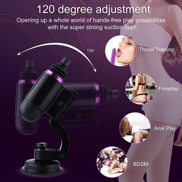 Мини секс-машина Hismith Mini Capsule Sex-Machine with Strong Suction APP, очень мощная, пульт ДУ