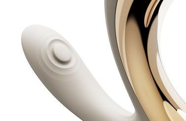 Вібратор-пульсатор з вакуумною насадкою Zalo &ndash; Talis G-Spot PulseWave Vibrator Velvet Purple, Білий