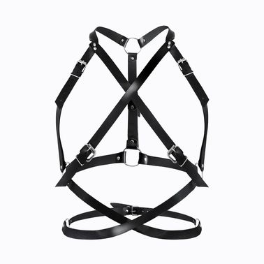 Женская портупея Art of Sex - Agnessa Leather harness, Черный XS-M